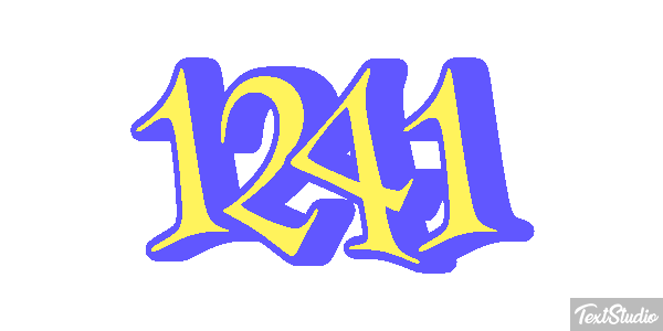 1241 Text effect