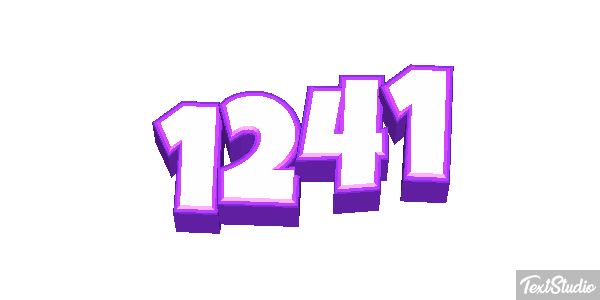 1241 Text effect
