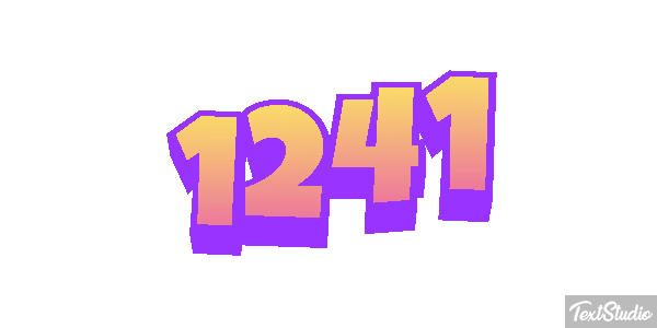 1241 Text effect