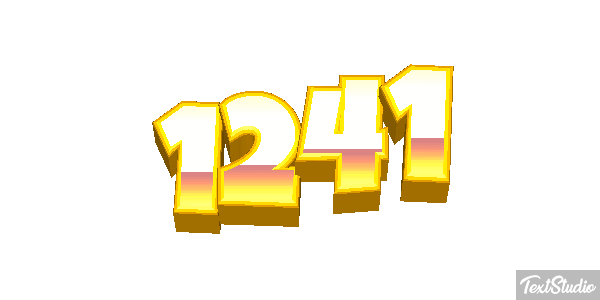 1241 Text effect