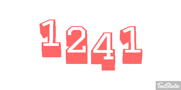 1241 Text effect