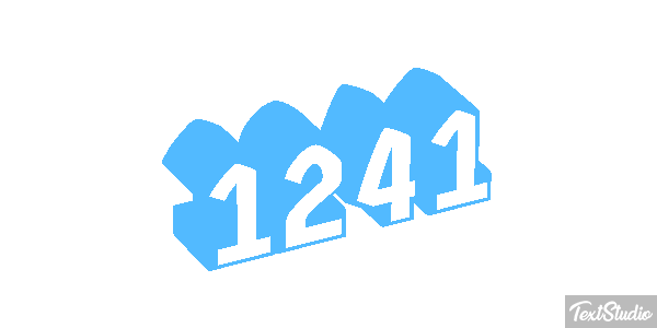 1241 Text effect