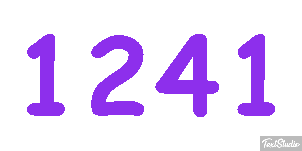 1241 Text effect