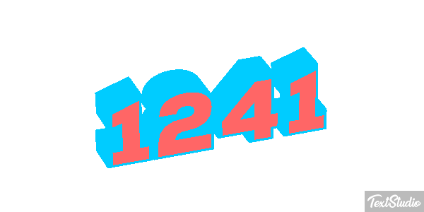 1241 Text effect