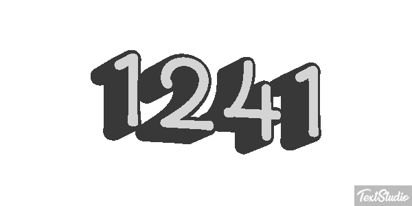 1241 Text effect