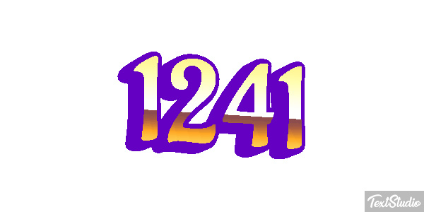 1241 Text effect
