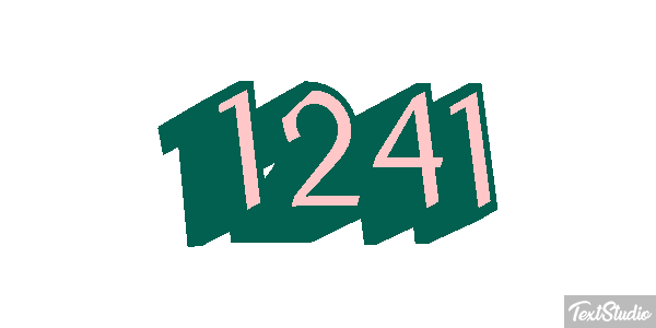 1241 Text effect