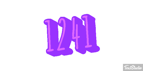 1241 Text effect