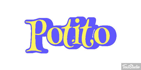 Potito Effetto testo