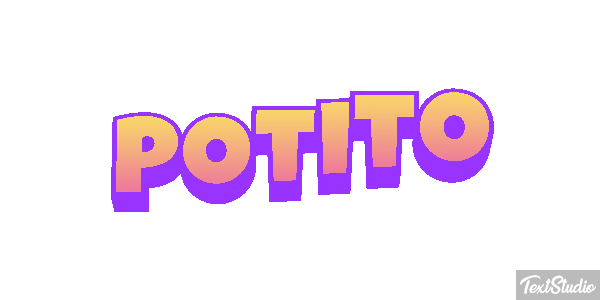 Potito Effetto testo