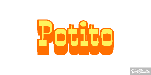 Potito Effetto testo