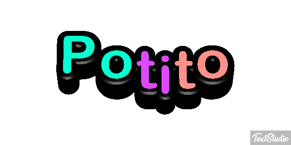 Potito Effetto testo