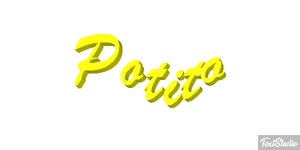 Potito Effetto testo