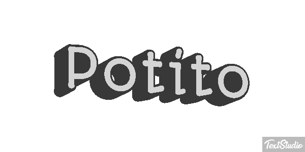 Potito Effetto testo