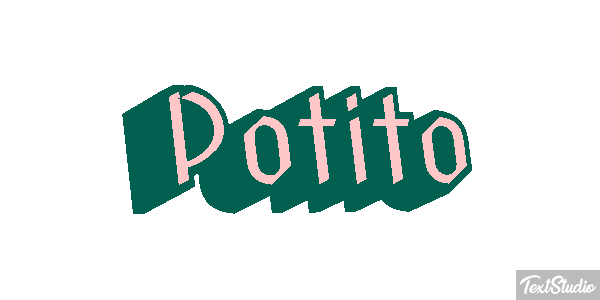 Potito Effetto testo