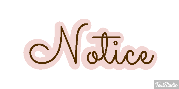Notice Text effect