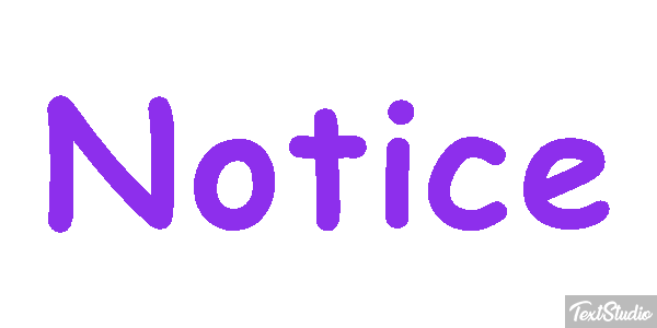 Notice Text effect