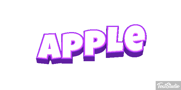 Apple Text effect