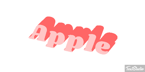 Apple Text effect
