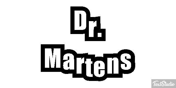 Dr. Martens テキスト効果