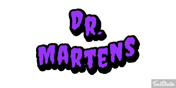 Dr. Martens テキスト効果