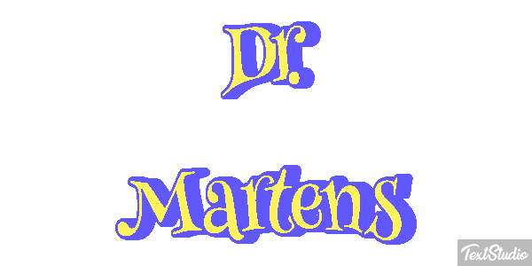 Dr. Martens テキスト効果