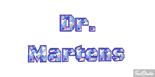 Dr. Martens テキスト効果