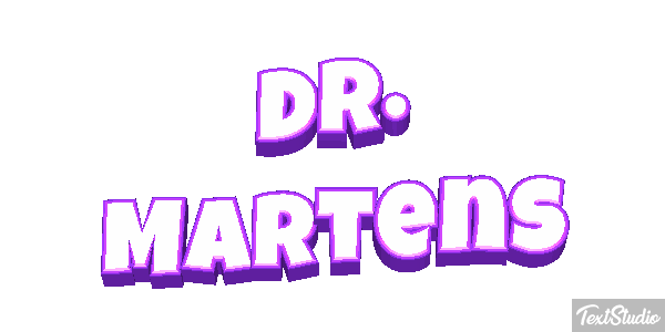 Dr. Martens テキスト効果