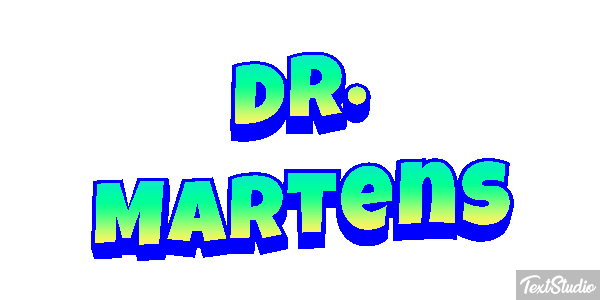 Dr. Martens テキスト効果