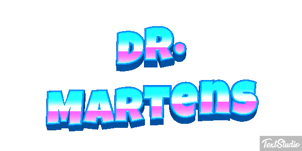 Dr. Martens テキスト効果