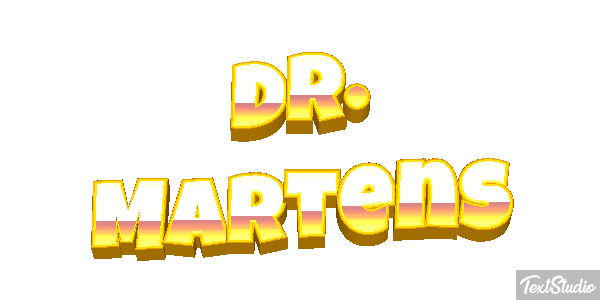 Dr. Martens テキスト効果