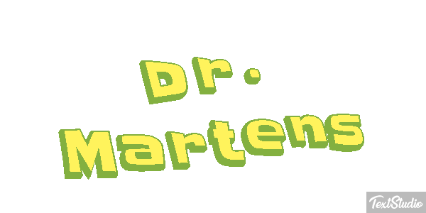 Dr. Martens テキスト効果