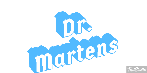 Dr. Martens テキスト効果
