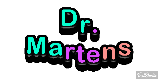 Dr. Martens テキスト効果