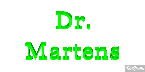Dr. Martens テキスト効果