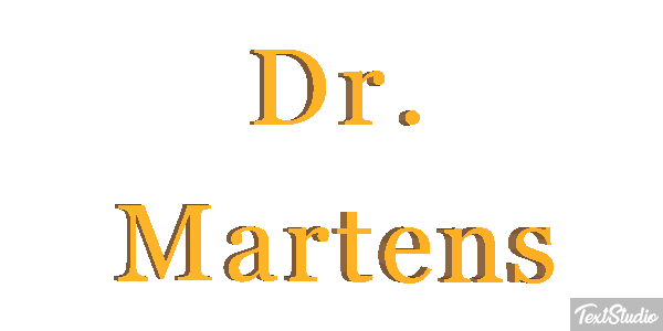 Dr. Martens テキスト効果