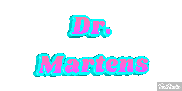 Dr. Martens テキスト効果