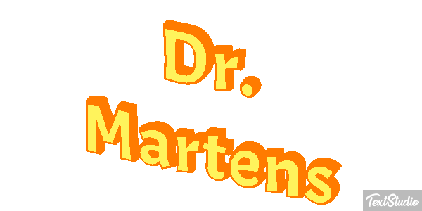 Dr. Martens テキスト効果