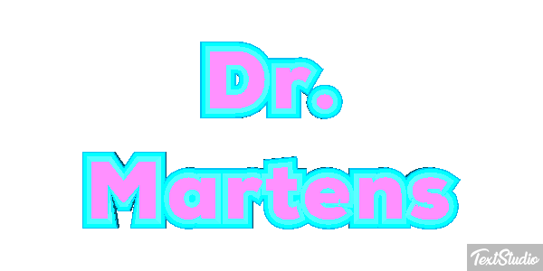 Dr. Martens テキスト効果