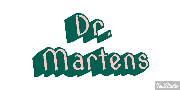 Dr. Martens テキスト効果