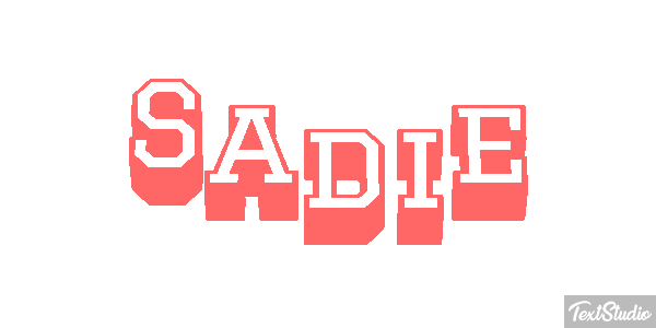 Sadie Efeito do texto