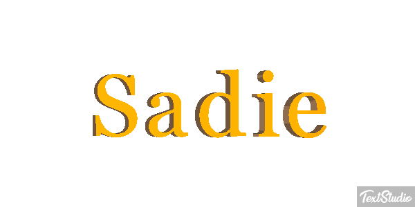 Sadie Efeito do texto