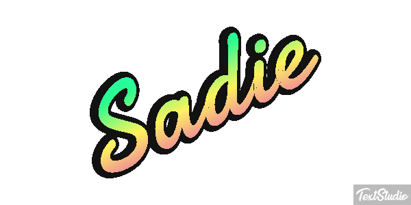 Sadie Efeito do texto