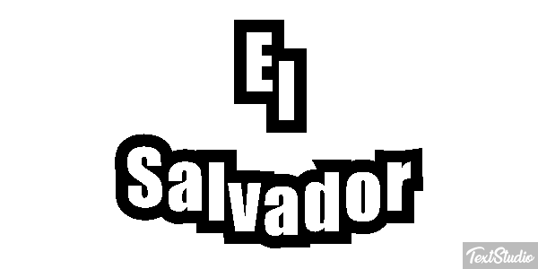 El Salvador Text effect