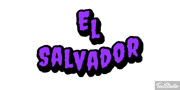 El Salvador Text effect