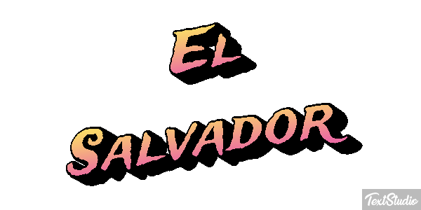 El Salvador Text effect