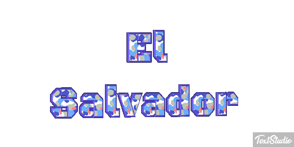 El Salvador Text effect
