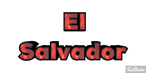 El Salvador Text effect