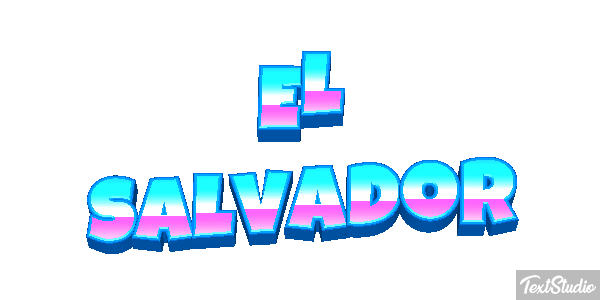 El Salvador Text effect