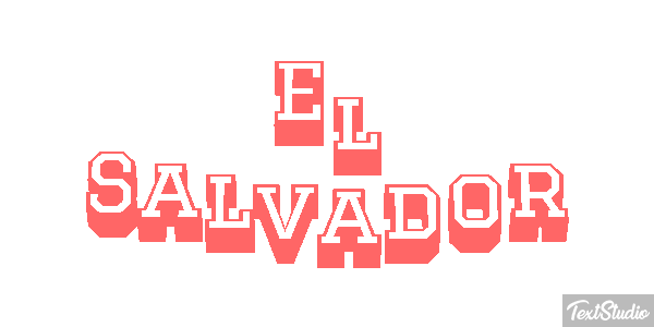 El Salvador Text effect